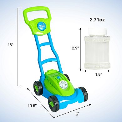 Easy Playhouse Lawn Mower Bubble Machine