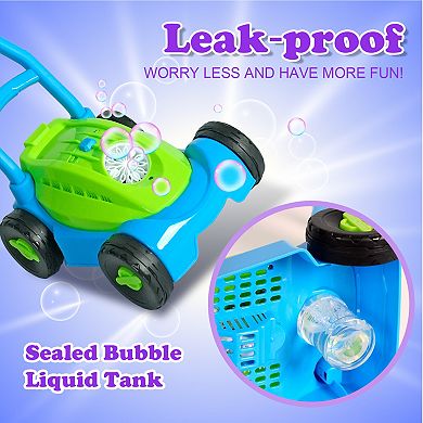 Easy Playhouse Lawn Mower Bubble Machine