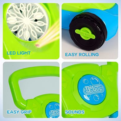 Easy Playhouse Lawn Mower Bubble Machine