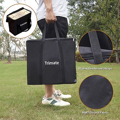 Easy Playhouse Tumbling Tower Large 21.25-Inch Wooden Game with Carry Bag