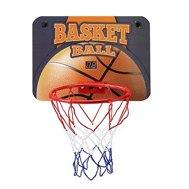 Easy Playhouse 2-in-1 Arcade Basketball Hoop Game with Dart Boards