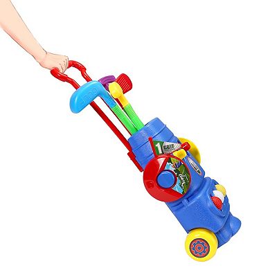 Easy Playhouse 2-in-1 Cornhole Board & Toddler Golf Set