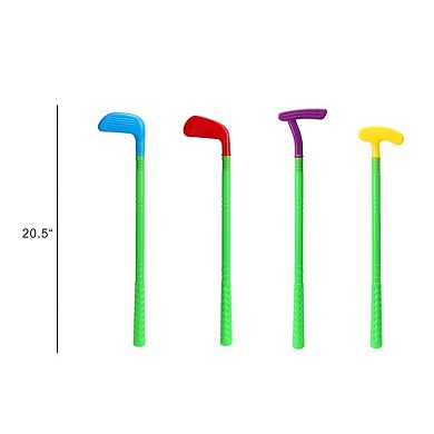 Easy Playhouse 2-in-1 Cornhole Board & Toddler Golf Set