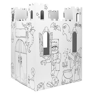 Easy Playhouse Haunted Castle Cardboard Fort