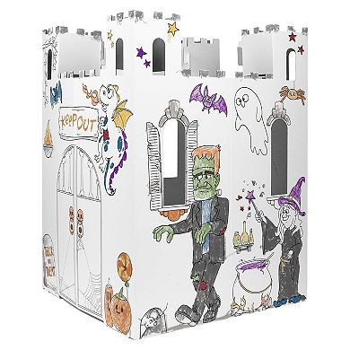 Easy Playhouse Haunted Castle Cardboard Fort