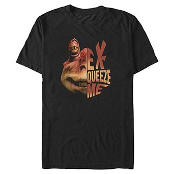 Big & Tall Star Wars Jar Jar Binks Ex-Queeze Me Graphic Tee