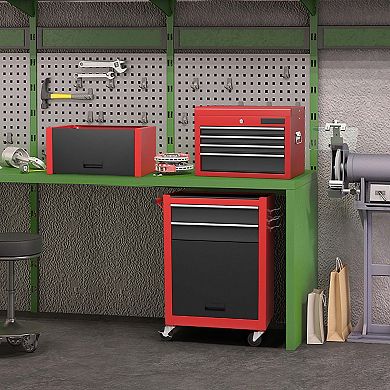 Costway High Capacity 6-Drawer Rolling Tool Chest Storage Cabinet Toolbox