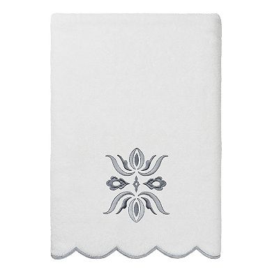 Linum Home Textiles 6-pc. Flower Crest Scallop Towel Set