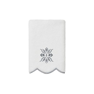 Linum Home Textiles 6-pc. Flower Crest Scallop Towel Set