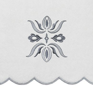 Linum Home Textiles 6-pc. Flower Crest Scallop Towel Set