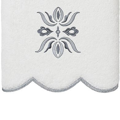 Linum Home Textiles 6-pc. Flower Crest Scallop Towel Set