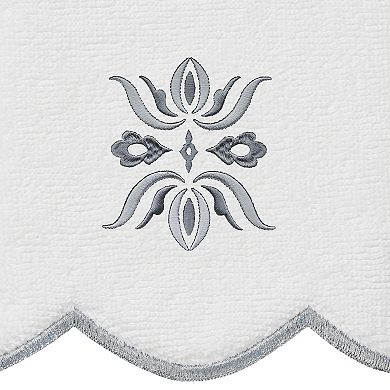 Linum Home Textiles 6-pc. Flower Crest Scallop Towel Set