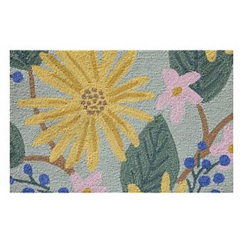 Rifle Paper Co. x Loloi Bristow Floral Throw or Runner Rug