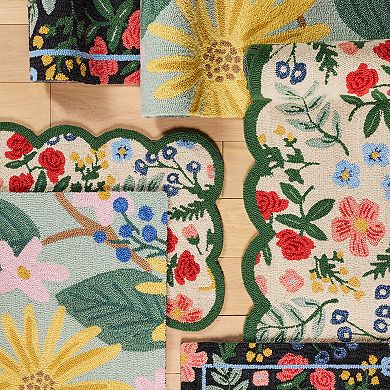 Rifle Paper Co. x Loloi Bristow Floral Throw or Runner Rug