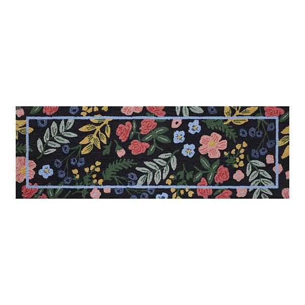 Rifle Paper Co. x Loloi Heathcote Winsland Floral Throw or Runner Rug