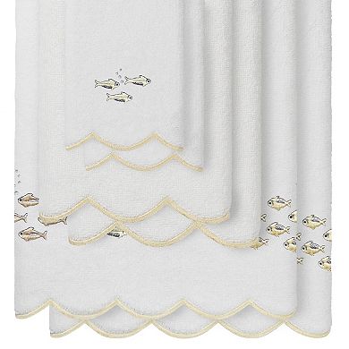 Linum Home Textiles 6-pc. Fish School Scallop Towel Set