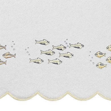 Linum Home Textiles 6-pc. Fish School Scallop Towel Set
