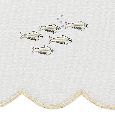 Linum Home Textiles 6-pc. Fish School Scallop Towel Set