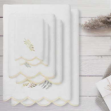 Linum Home Textiles 6-pc. Scallop Embellished Towel Set
