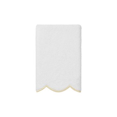 Linum Home Textiles Adornia Scallop 3-pc. Turkish Cotton Towel Set