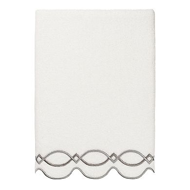 Linum Home Textiles Turkish Cotton Diamond Chain Scallop 3-pc. Towel Set