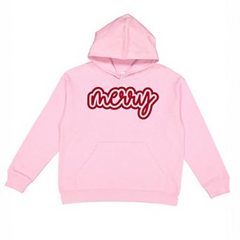 Merry Outline Puff - Youth Graphic Hoodie