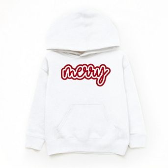 Merry Outline Puff - Youth Graphic Hoodie