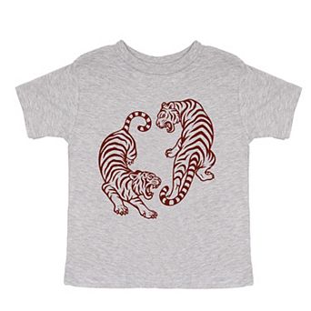 Two Tigers - Toddler Short Sleeve Graphic T-Shirt