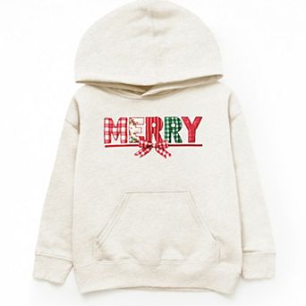 Merry Pattern Quilted Print - Youth Graphic Hoodie