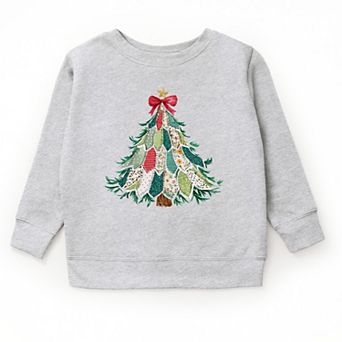 Christmas Tree Stitched - Youth Graphic Sweatshirt