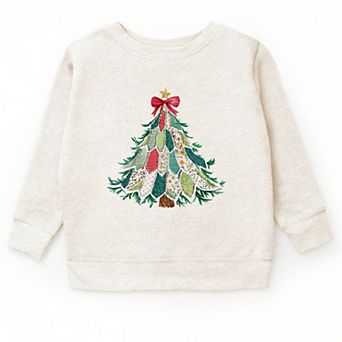 Christmas Tree Stitched - Youth Graphic Sweatshirt