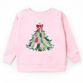 Christmas Tree Stitched - Youth Graphic Sweatshirt