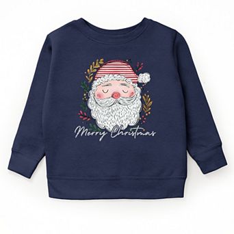 Merry Christmas Santa Stripes - Youth Graphic Sweatshirt