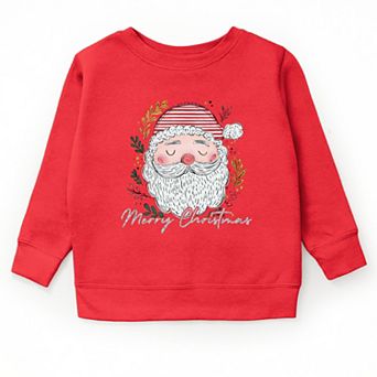 Merry Christmas Santa Stripes - Youth Graphic Sweatshirt