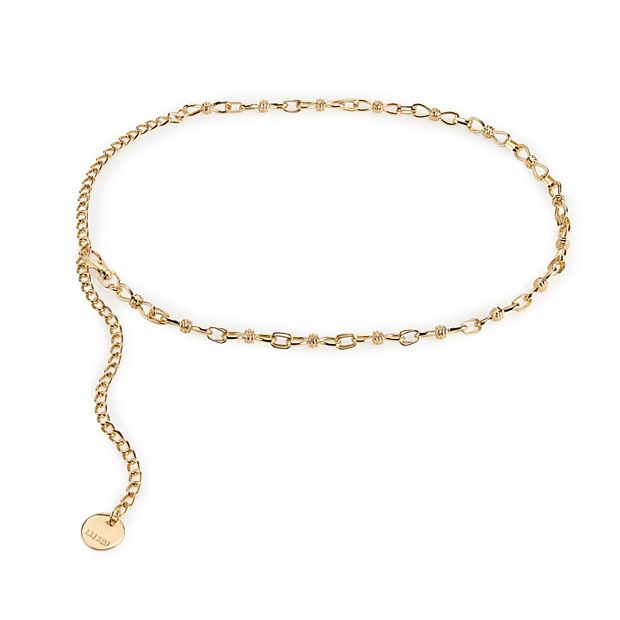 BCBG gold link belt. Women Fashion Belt Gold Metal Thick Chain Chunky Links Hip  main image 4