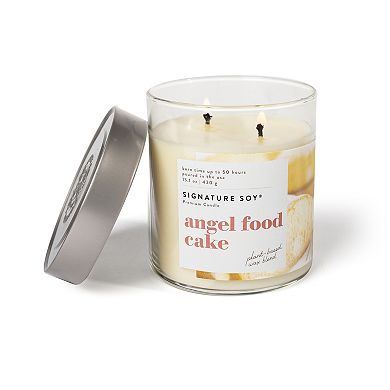Signature Soy Lidded Angel Food Cake Scented Candle