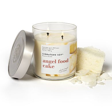 Signature Soy Lidded Angel Food Cake Scented Candle