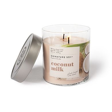 Signature Soy Lidded Coconut Milk Scented Candle