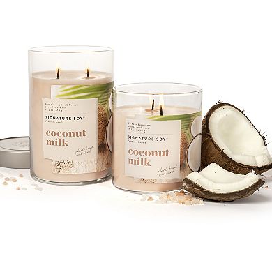 Signature Soy Lidded Coconut Milk Scented Candle