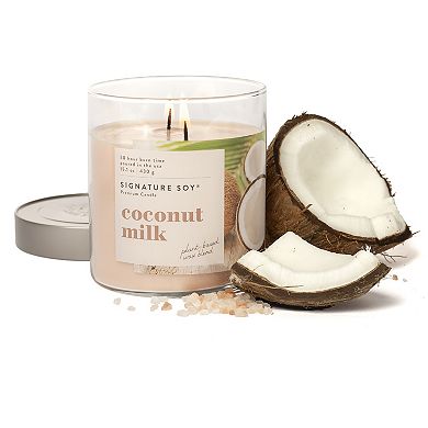 Signature Soy Lidded Coconut Milk Scented Candle