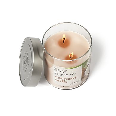 Signature Soy Lidded Coconut Milk Scented Candle