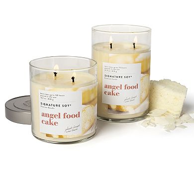 Signature Soy Lidded Angel Food Cake Scented Candle
