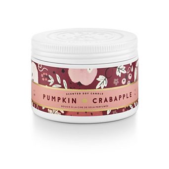 Tried and True Pumpkin Crabapple Small Tin Candle, 4.1 oz.