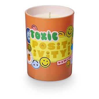 Twisted Affirmations Toxic Positivity Twisted Glass Scented Candle