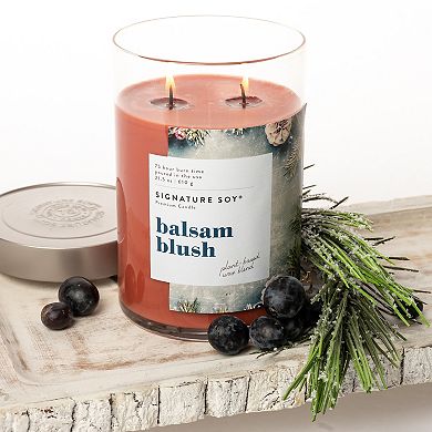 Signature Soy Lidded Balsam Blush Scented Candle
