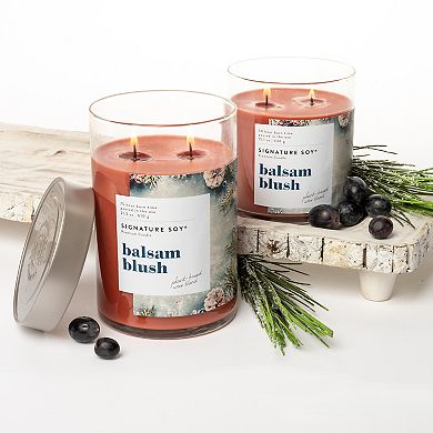 Signature Soy Lidded Balsam Blush Scented Candle