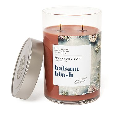 Signature Soy Lidded Balsam Blush Scented Candle