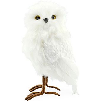 Fake Stuffed Owl Figure, 11-Inch Tall Bird