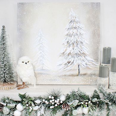 Fake Stuffed Owl Figure, 11-Inch Tall Bird