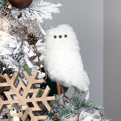 Fake Stuffed Owl Figure, 11-Inch Tall Bird